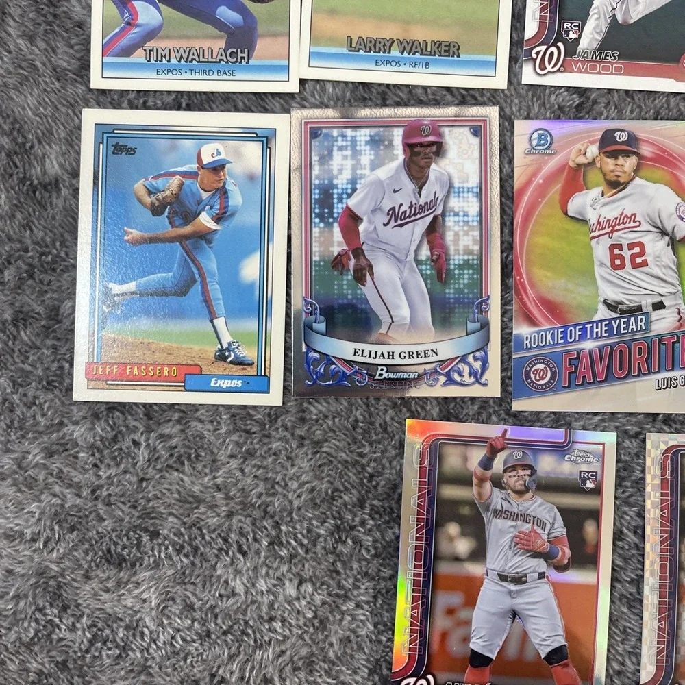 Washington‎ Nationals / Expos Baseball 21 Card Lot - Rookies, Stars, Inserts